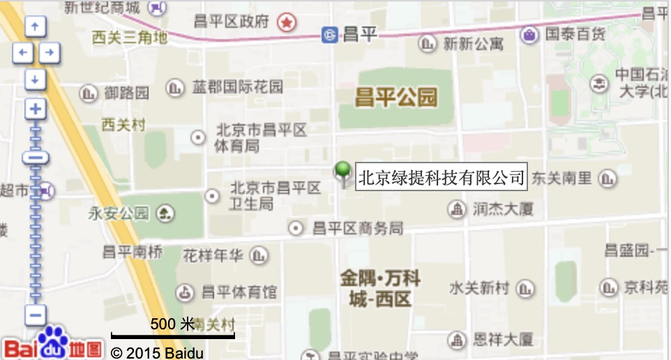 北京绿提科技有限公司所在位置